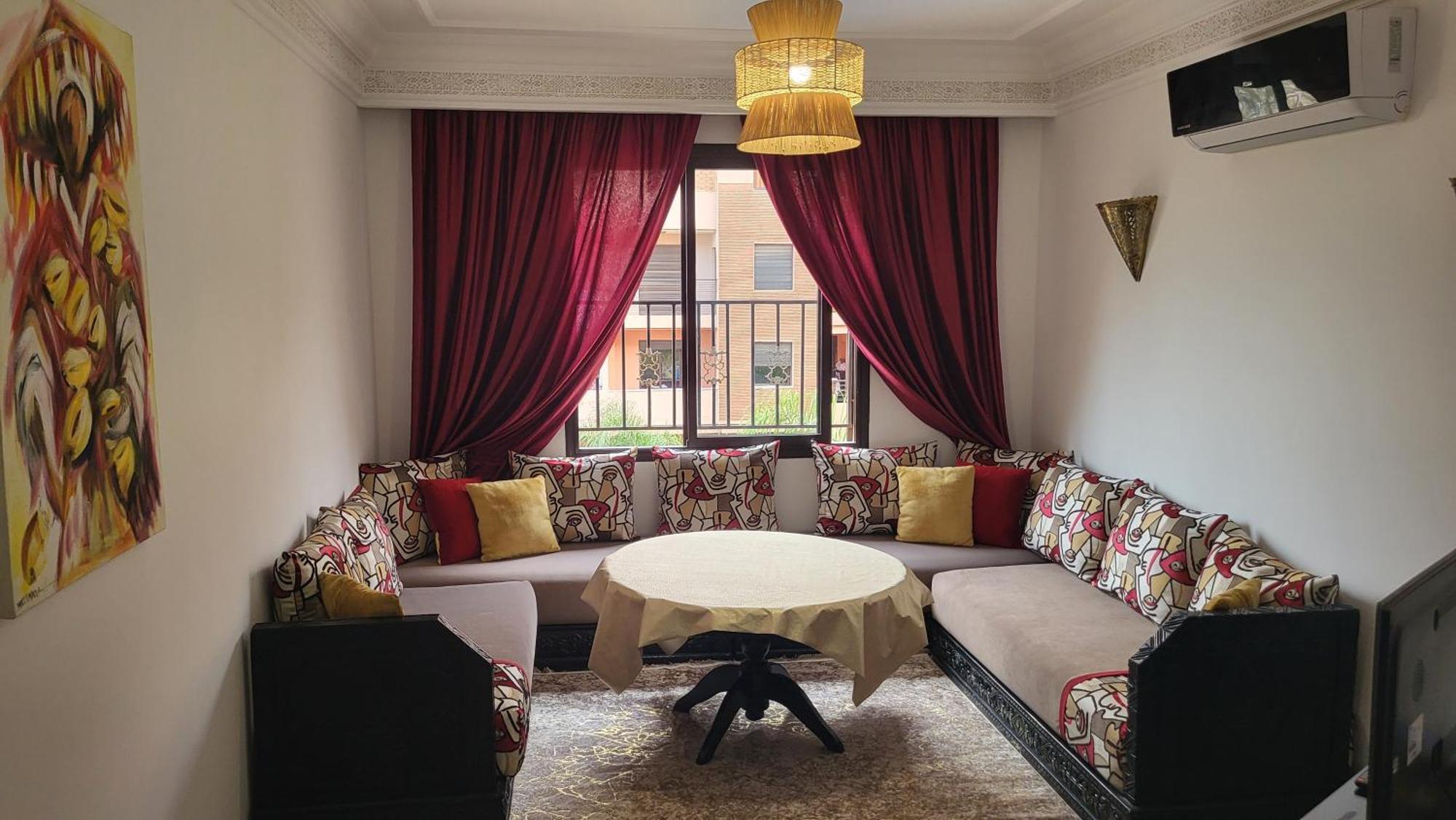 Appartement Haut Standing Vu Piscine Marrakesh Exterior foto
