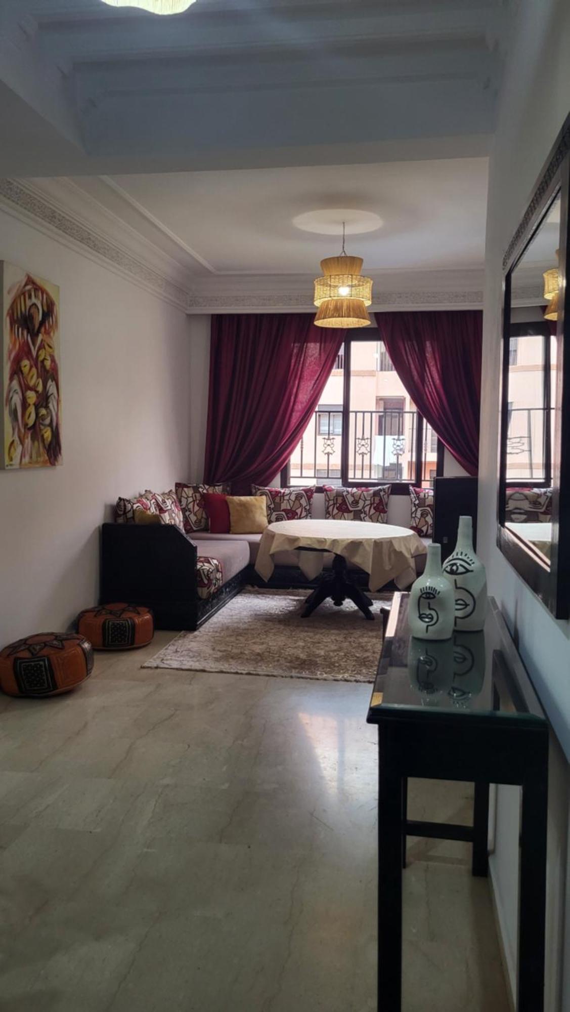 Appartement Haut Standing Vu Piscine Marrakesh Exterior foto